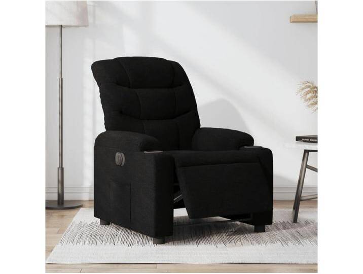Relaxsessel Elektrisch Schwarz Stoff Relaxsessel Elektrisch Schwarz Stoff von Kauf-Unique Marketplace