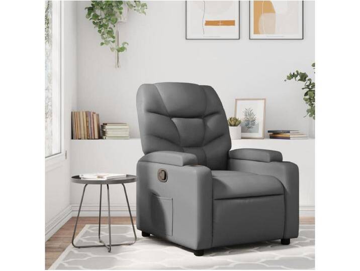 Relaxsessel Fernsehsessel Grau Kunstleder -gkd395459 von Kauf-Unique Marketplace
