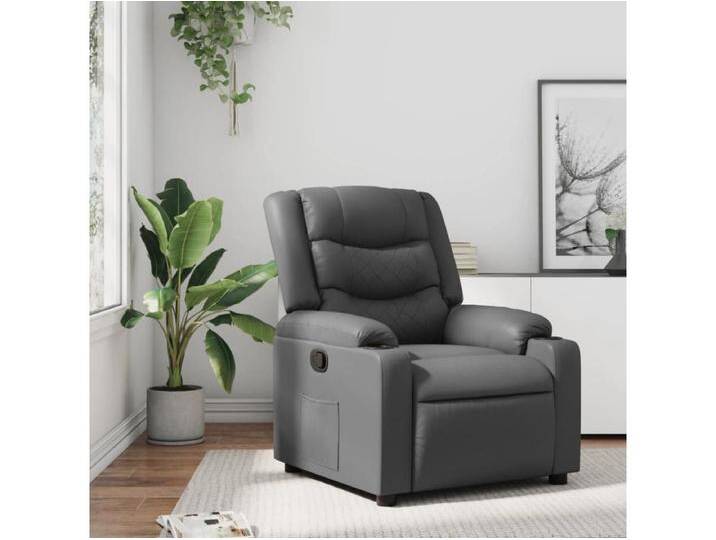 Relaxsessel Fernsehsessel Grau Kunstleder -gkd935838 von Kauf-Unique Marketplace