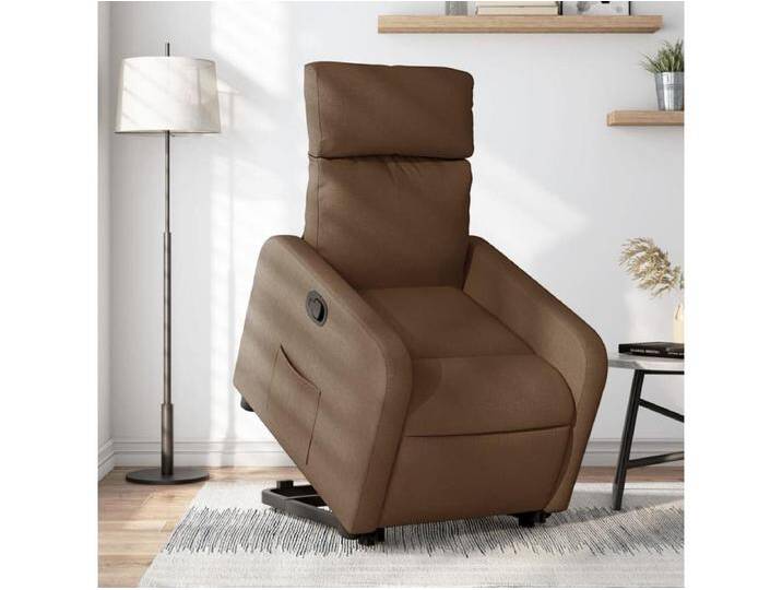Relaxsessel Fernsehsessel mit Aufstehhilfe Braun Stoff -gkd579439 von Kauf-Unique Marketplace