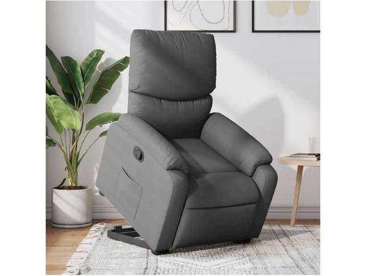 Relaxsessel Fernsehsessel mit Aufstehhilfe Dunkelgrau Stoff -gkd669171 von Kauf-Unique Marketplace