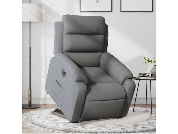 Relaxsessel Fernsehsessel mit Aufstehhilfe Elektrisch Dunkelgrau Stoff -gkd369654 von Kauf-Unique Marketplace