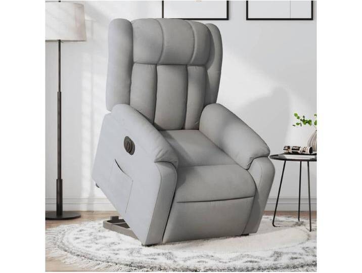 Relaxsessel Fernsehsessel mit Aufstehhilfe Elektrisch Hellgrau Stoff -gkd578135 Relaxsessel Fernsehsessel mit Aufstehhilfe Elektrisch Hellgrau Stoff -gkd578135 von Kauf-Unique Marketplace