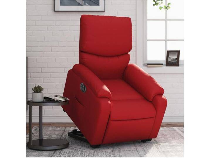 Relaxsessel Fernsehsessel mit Aufstehhilfe Elektrisch Rot Kunstleder -gkd299550 von Kauf-Unique Marketplace