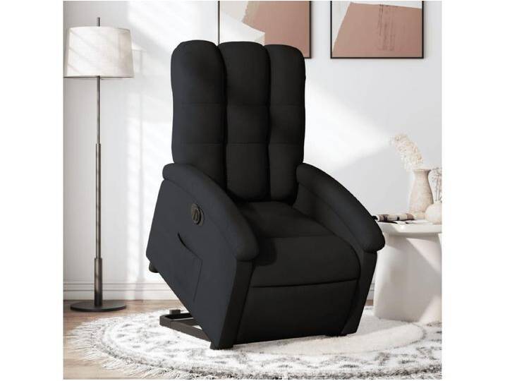 Relaxsessel Fernsehsessel mit Aufstehhilfe Elektrisch Schwarz Stoff -gkd25639 von Kauf-Unique Marketplace