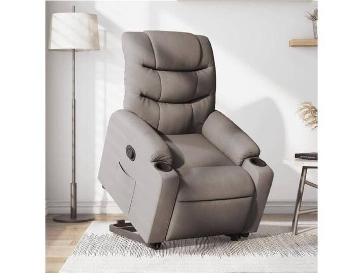 Relaxsessel Fernsehsessel mit Aufstehhilfe Taupe Stoff -gkd727982 von Kauf-Unique Marketplace