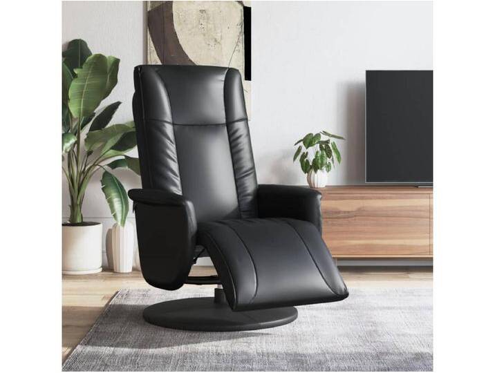 Relaxsessel Fernsehsessel mit Fußteil Schwarz Kunstleder -gkd210630 von Kauf-Unique Marketplace
