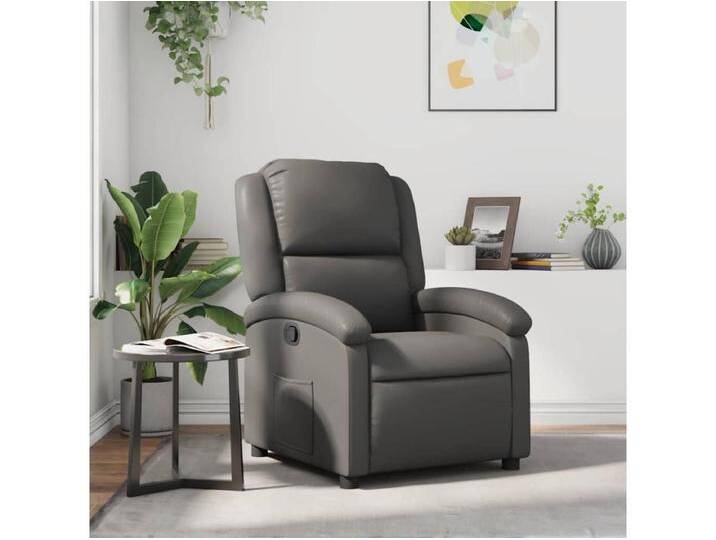 Relaxsessel Grau Kunstleder Relaxsessel Grau Kunstleder von Kauf-Unique Marketplace
