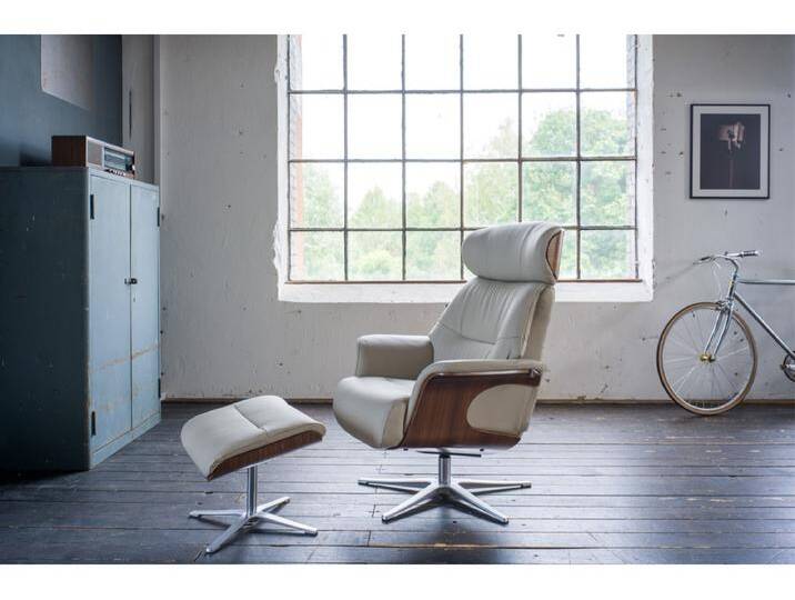 Relaxsessel - Grau Leder - TOSAR Relaxsessel - Grau Leder - TOSAR von Kauf-Unique Marketplace