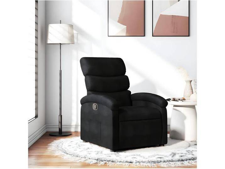 Relaxsessel Schwarz Stoff von Kauf-Unique Marketplace