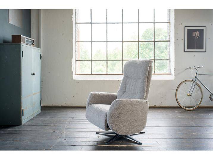 Relaxsessel - Taupe Webstoff - SARI von Kauf-Unique Marketplace