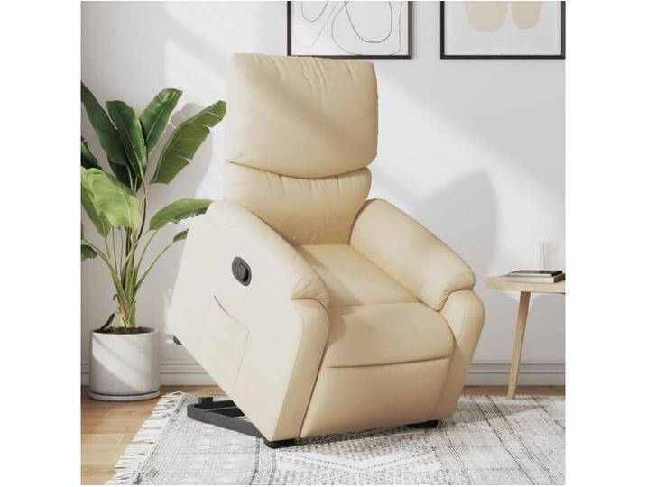 Relaxsessel mit Aufstehhilfe Creme Stoff Relaxsessel mit Aufstehhilfe Creme Stoff von Kauf-Unique Marketplace