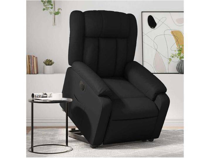 Relaxsessel mit Aufstehhilfe Elektrisch Schwarz Kunstleder von Kauf-Unique Marketplace