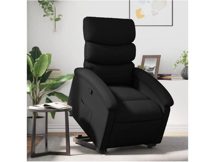 Relaxsessel mit Aufstehhilfe Schwarz Kunstleder von Kauf-Unique Marketplace