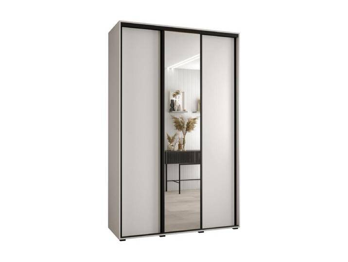 SCHWEBETÜRENSCHRANK DAVOS 3 235,2/150/45 3-türig (Weiß/Weiß/Schwarz) von Kauf-Unique Marketplace
