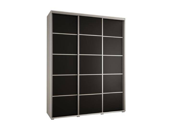 SCHWEBETÜRENSCHRANK DAVOS 4 235,2/190/45 3-türig (Weiß/Schwarz/Silber) von Kauf-Unique Marketplace