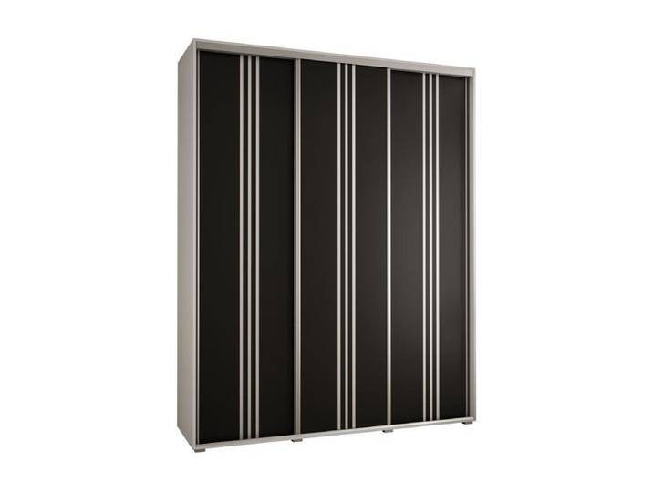 SCHWEBETÜRENSCHRANK DAVOS 6 235,2/190/60 3-türig (Weiß/Schwarz/Silber) von Kauf-Unique Marketplace