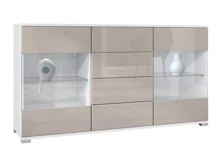 SIDEBOARD Bari Sandgrau Hochglanz von Kauf-Unique Marketplace