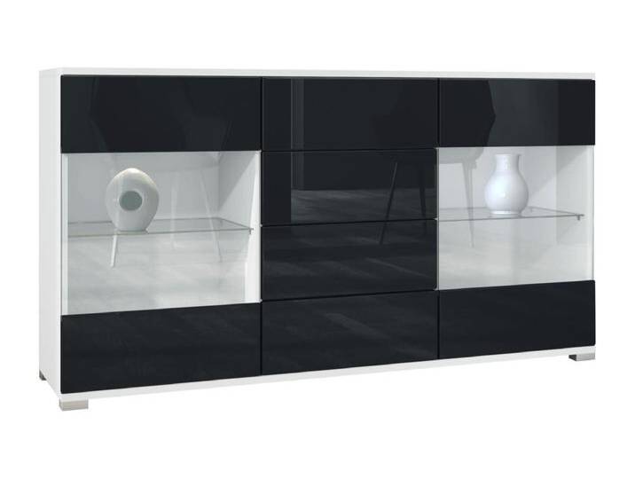 SIDEBOARD Bari Schwarz Hochglanz SIDEBOARD Bari Schwarz Hochglanz von Kauf-Unique Marketplace