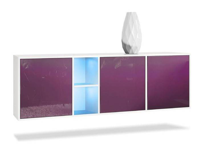 SIDEBOARD Cuba Türen in Brombeer Hochglanz von Kauf-Unique Marketplace