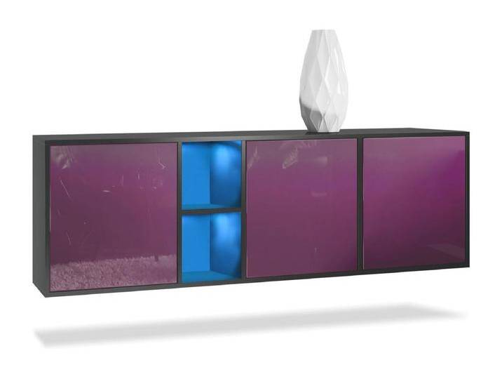 SIDEBOARD Cuba Türen in Brombeer Hochglanz SIDEBOARD Cuba Türen in Brombeer Hochglanz von Kauf-Unique Marketplace