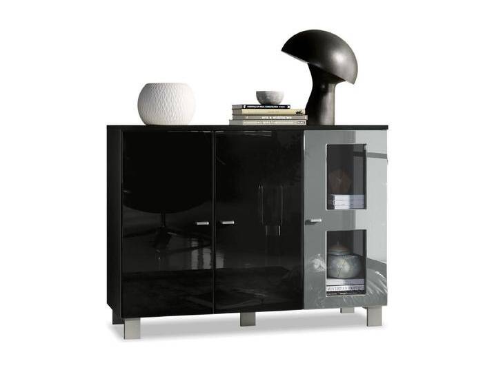 SIDEBOARD Denjo Tür in Grau Hochglanz von Kauf-Unique Marketplace