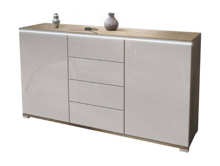 SIDEBOARD Faro Sandgrau Hochglanz SIDEBOARD Faro Sandgrau Hochglanz von Kauf-Unique Marketplace