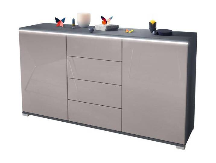 SIDEBOARD Faro Sandgrau Hochglanz SIDEBOARD Faro Sandgrau Hochglanz von Kauf-Unique Marketplace