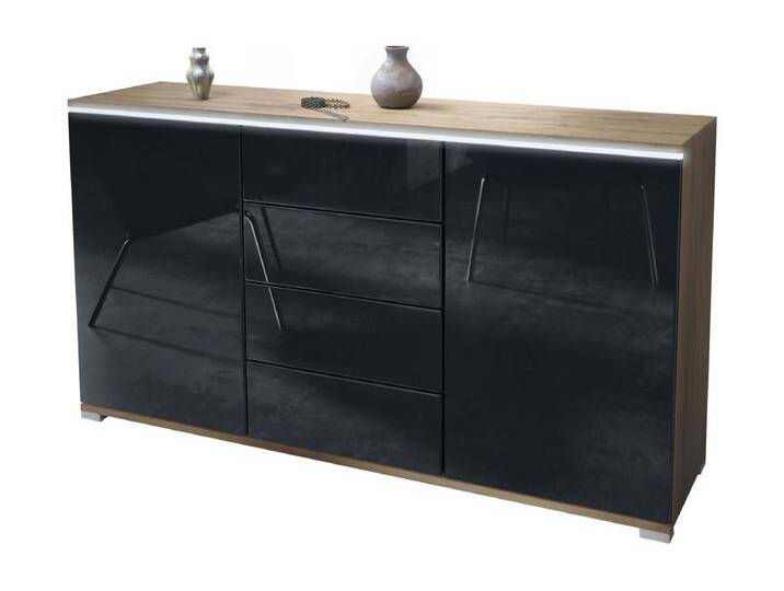 SIDEBOARD Faro Schwarz Hochglanz SIDEBOARD Faro Schwarz Hochglanz von Kauf-Unique Marketplace