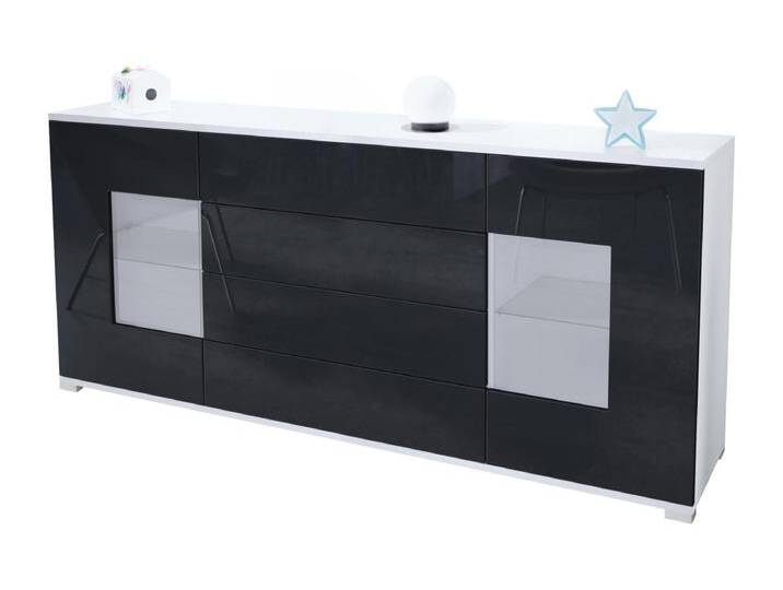 SIDEBOARD Grömitz Schwarz Hochglanz SIDEBOARD Grömitz Schwarz Hochglanz von Kauf-Unique Marketplace