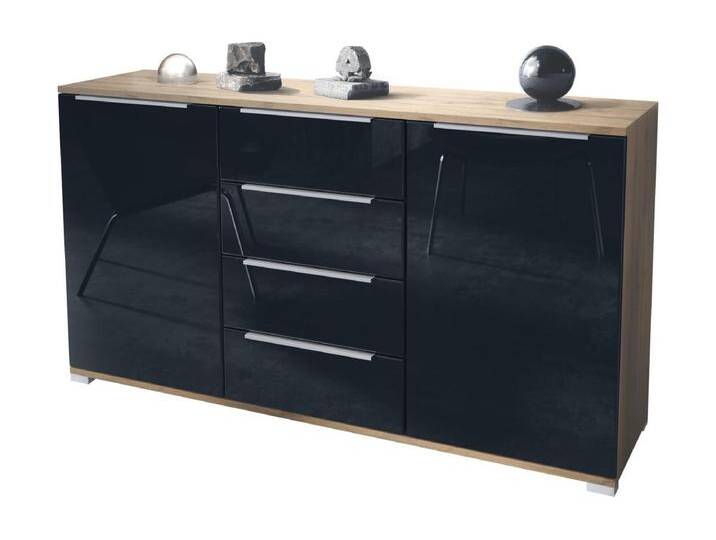 SIDEBOARD Linio Schwarz Hochglanz SIDEBOARD Linio Schwarz Hochglanz von Kauf-Unique Marketplace