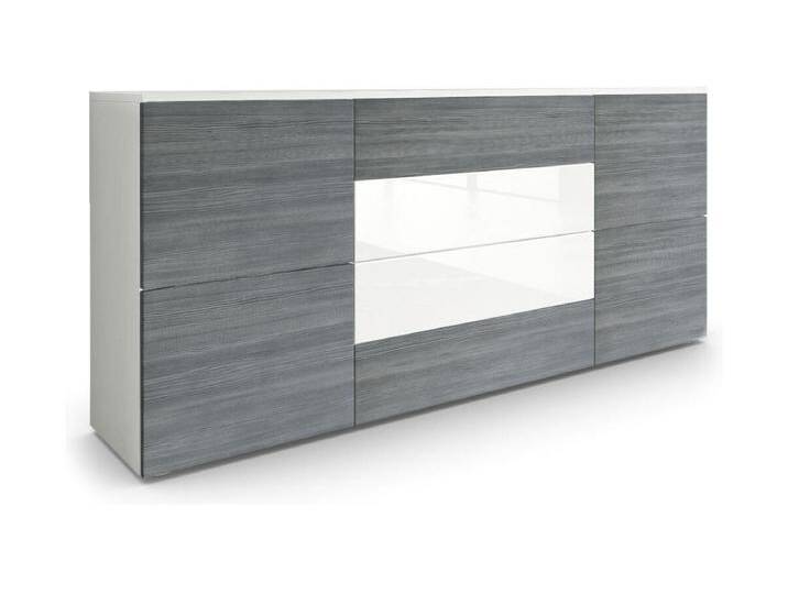 SIDEBOARD Rova Avola-Anthrazit / Weiß Hochglanz von Kauf-Unique Marketplace