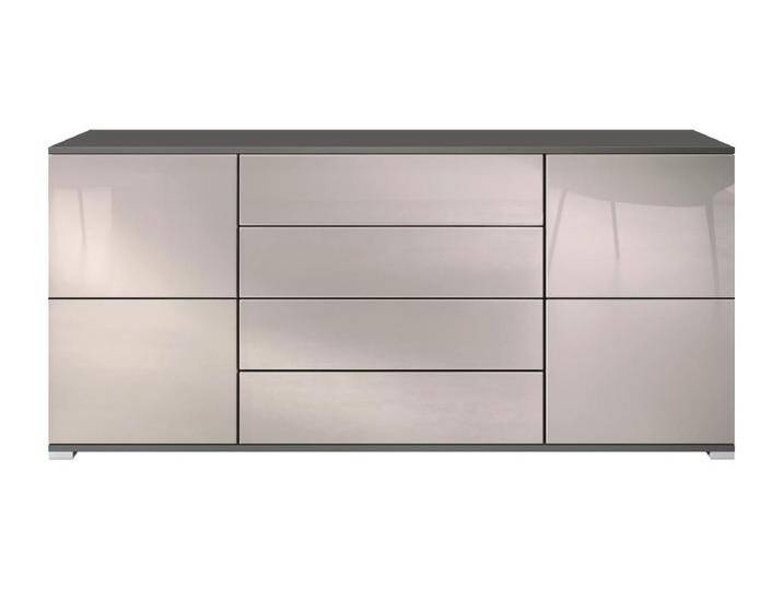 SIDEBOARD Rova Sandgrau Hochglanz von Kauf-Unique Marketplace