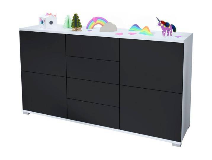 SIDEBOARD Rova Schwarz matt von Kauf-Unique Marketplace