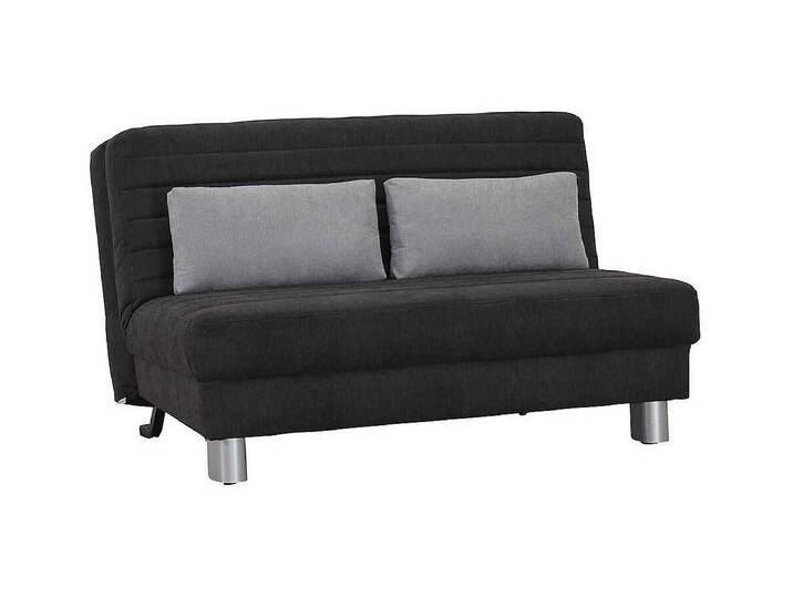 Schlafcouch in Schwarz Grau Stoff Metall Schlafcouch in Schwarz Grau Stoff Metall von Kauf-Unique Marketplace