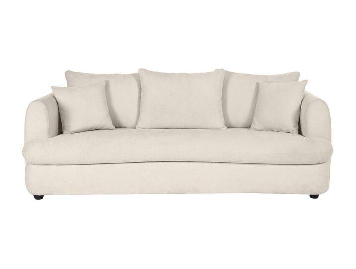 Schlafsofa 3-4 Sitzer in hellbeigem Stoff mit Samteffekt und abziehbarem Bezug SACHA Schlafsofa 3-4 Sitzer in hellbeigem Stoff mit Samteffekt und abziehbarem Bezug SACHA von Kauf-Unique Marketplace