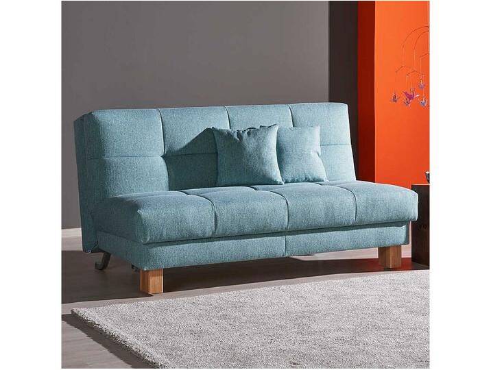 Schlafsofa in T�rkis Webstoff von Kauf-Unique Marketplace