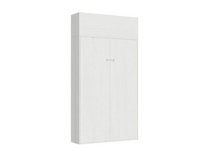 Schrankbett Kentaro 140 vertikal mit Vasistas-Wandschrank Esche weiß von Kauf-Unique Marketplace