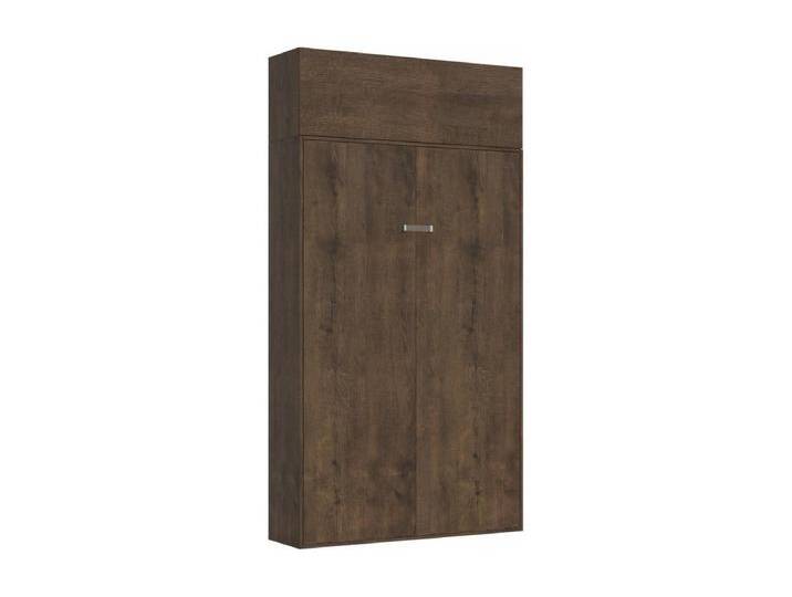 Schrankbett Kentaro 140 vertikal mit Vasistas-Wandschrank Nussbaum von Kauf-Unique Marketplace