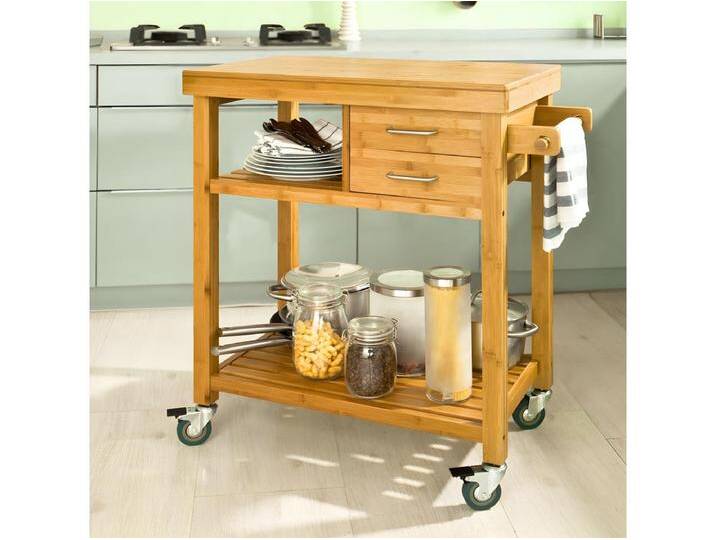 Servierwagen FKW26-N 73 x 92 x 45 cm Natur von Kauf-Unique Marketplace
