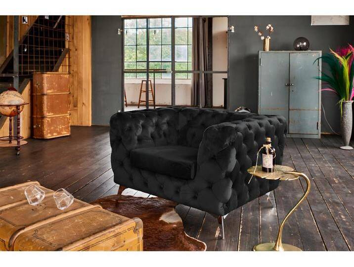 Sessel - Schwarz Velvet - NARLA Sessel - Schwarz Velvet - NARLA von Kauf-Unique Marketplace