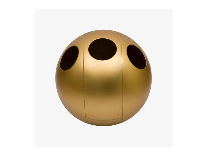 Sfera Metall Gold - Design Abfalleimer für Mülltrennung von Kauf-Unique Marketplace