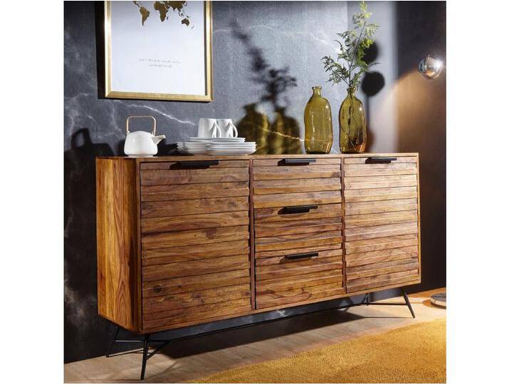 Sideboard 160 cm Kommode Türen & Schubladen Anrichte Massivholz Schrank von Kauf-Unique Marketplace
