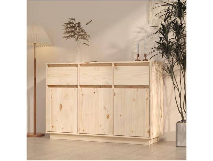 Sideboard Anrichte - 110x34x75 cm Massivholz Kiefer -RM27409 von Kauf-Unique Marketplace