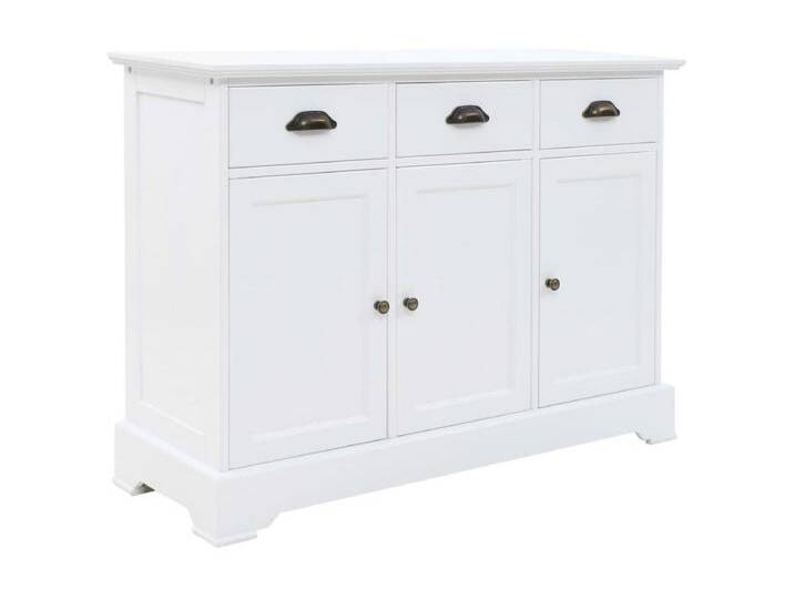 Sideboard Anrichte mit 3 Türen MDF und Kiefernholz 105x35x77,5 cm -RM76657 Sideboard Anrichte mit 3 Türen MDF und Kiefernholz 105x35x77,5 cm -RM76657 von Kauf-Unique Marketplace