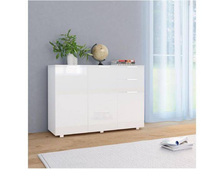 Sideboard Hochglanz-Weiß 107x35x80,5 cm von Kauf-Unique Marketplace