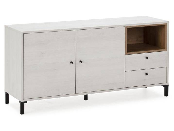 Sideboard Javea 2 Schubladen Weiß von Kauf-Unique Marketplace