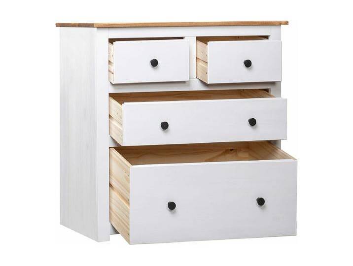Sideboard Weiß 80x40x83 cm Kiefernholz Panama Sideboard Weiß 80x40x83 cm Kiefernholz Panama von Kauf-Unique Marketplace