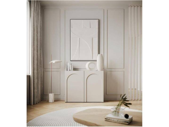 Sideboard mit 2 Türen – Bogenausschnitt – Kaschmirgrau – 100 cm – ARKADIA Sideboard mit 2 Türen – Bogenausschnitt – Kaschmirgrau – 100 cm – ARKADIA von Kauf-Unique Marketplace