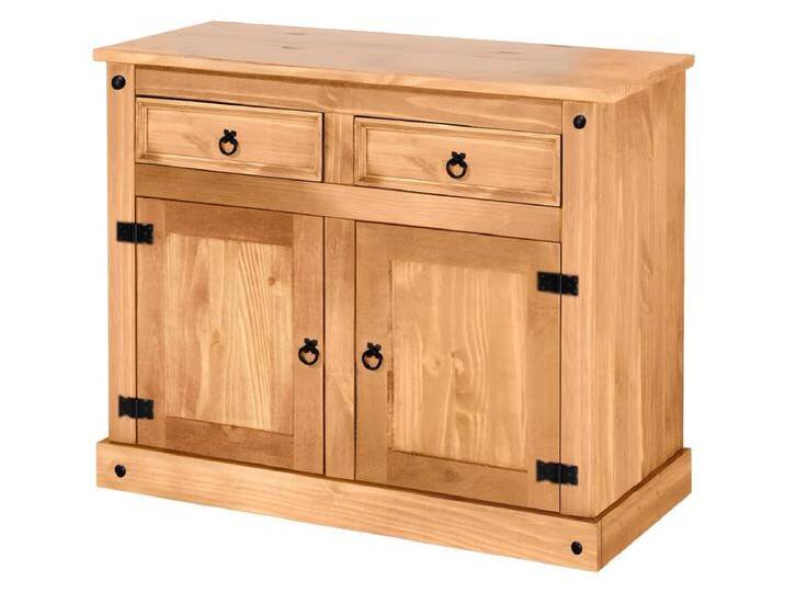 Sideboard mit 2 Türen und 2 Schubladen in Kiefer natur hell von Kauf-Unique Marketplace